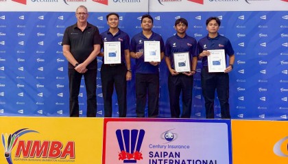 九游娱乐-不仅仅是一名球员，北马里亚纳群岛U23主力中卫也兼项打羽毛球